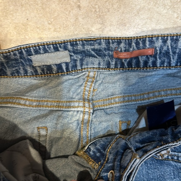 Anthropologie Pilcro Boyfriend Crop Jeans 31 Ankle Ripped Destroyed - Picture 2 of 8